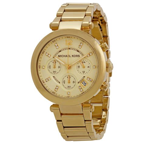 michael kors parker large|Michael Kors parker chronograph watch.